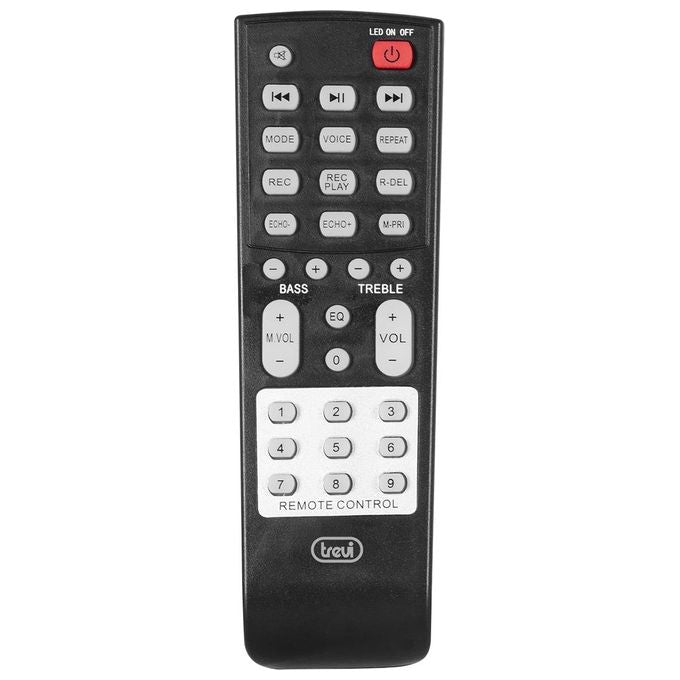 Trevi XF 600 KB XFEST Altoparlante Amplificato Portatile 80W Bluetooth USB MicroSD AUX-IN Karaoke colore Nero