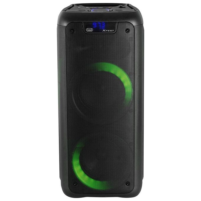 Trevi XF 600 KB XFEST Altoparlante Amplificato Portatile 80W Bluetooth USB MicroSD AUX-IN Karaoke colore Nero
