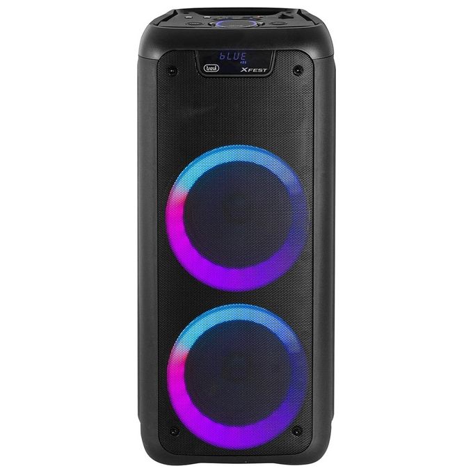 Trevi XF 600 KB XFEST Altoparlante Amplificato Portatile 80W Bluetooth USB MicroSD AUX-IN Karaoke colore Nero
