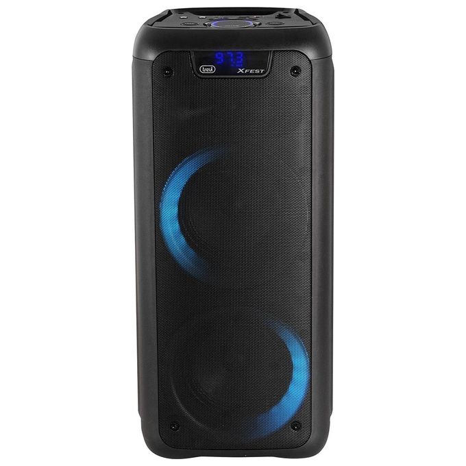 Trevi XF 600 KB XFEST Altoparlante Amplificato Portatile 80W Bluetooth USB MicroSD AUX-IN Karaoke colore Nero