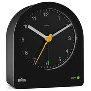 Braun BC22B Sveglia al quarzo analogica con allarme crescendo e retroilluminazione continua colore Nero