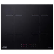 De'Longhi YLI60 Linea Induzione Piano cottura a induzione 60 cm 4 zone Touch Control da incasso colore Nero