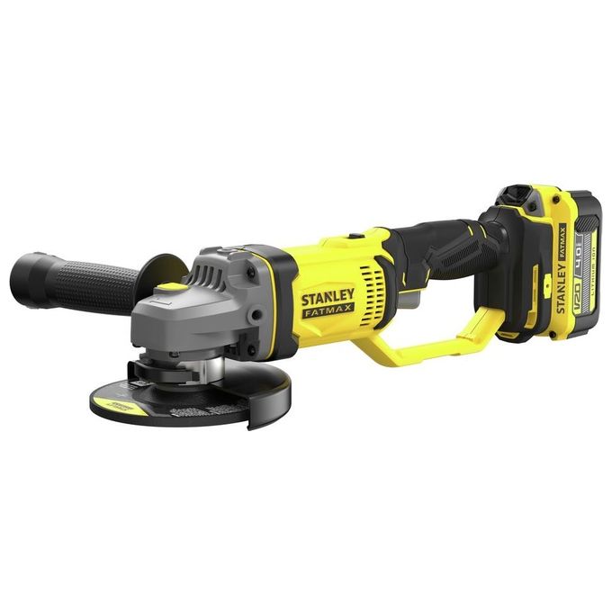 Stanley - FatMax SFMCG400M2K-QW Smerigliatrice 18V Velocita' 9000 rpm Diametro Disco 125 mm Filetto M14 colore Nero
