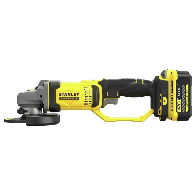 Stanley - FatMax SFMCG400M2K-QW Smerigliatrice 18V Velocita' 9000 rpm Diametro Disco 125 mm Filetto M14 colore Nero