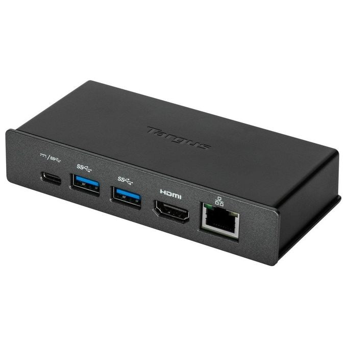 Targus DOCK421SGLZ Docking Station HDMI Singola 1920x1200@60Hz USB-C 3.2 Gen 1 Gigabit Ethernet 2 USB-A 3.2 Gen 1 Power Delivery 100 W colore Nero