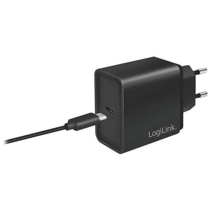 Logilink Caricabatterie con porta Usb-C 18W