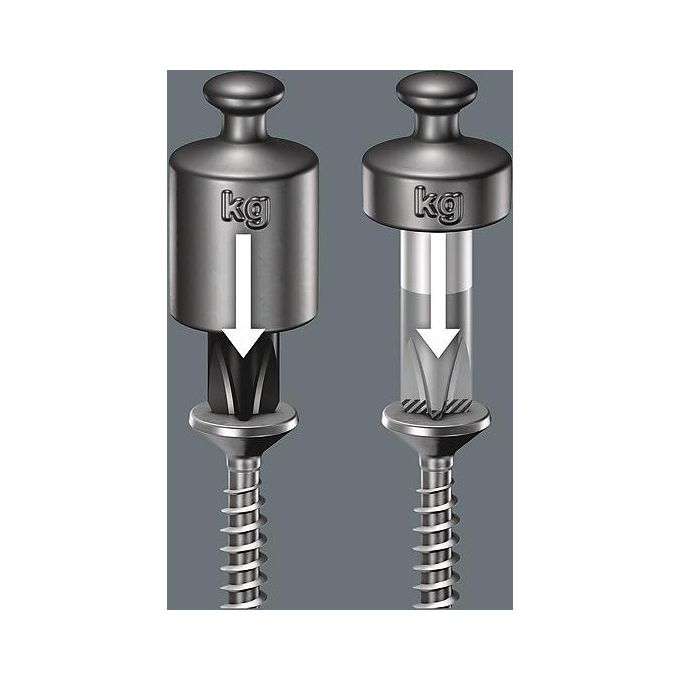 Wera 334-6 Kraftform Plus Lasertip Set di Cacciaviti 6 Pezzi