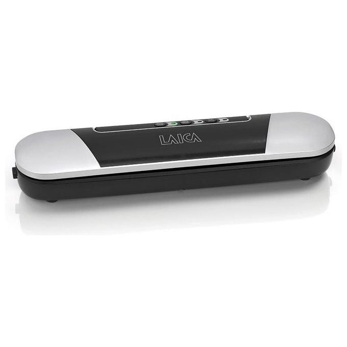 Laica macchina per sottovuoto vt3205 solo sigillatura 600 mbar nero e argento