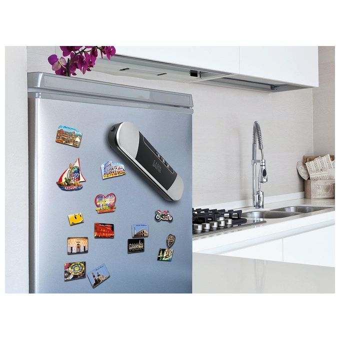 Laica macchina per sottovuoto vt3205 solo sigillatura 600 mbar nero e argento