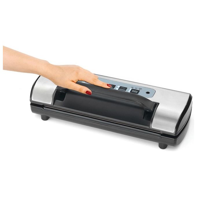 Laica VT3217 Macchina per Sottovuoto 120W 800 mbar Doppia Barra Saldante 30 cm 100 Cicli Automatici colore Nero