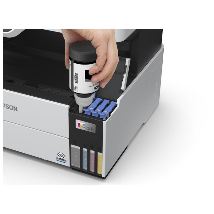Epson ET-5170 EcoTank Stampante Multifunzione A4 con Serbatoi d'Inchiostro Wi-Fi Ethernet Stampa Fronte Retro Touch Screen 6.1 cm ADF colore Nero