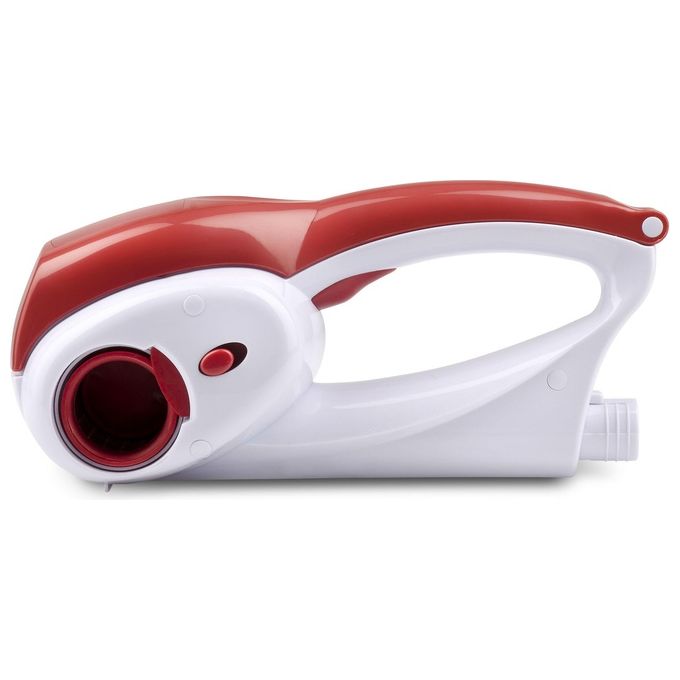 Girmi GT0201 Grattugia Elettrica Ricaricabile 12W 2 Rulli Inox Bianco-Rosso