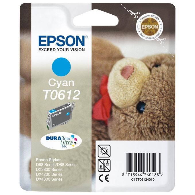 Epson cartuccia Ciano Styd68pe D88pe D88