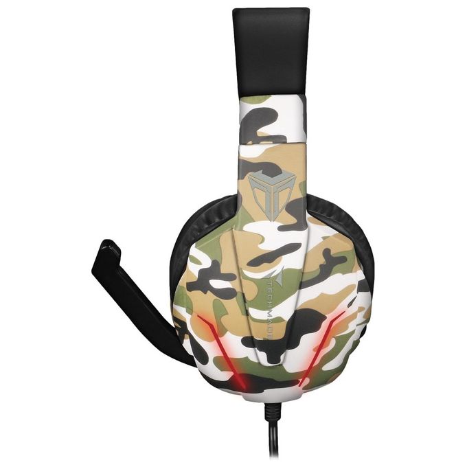 Techmade Cuffie Gaming per Pc e Console con Microfono