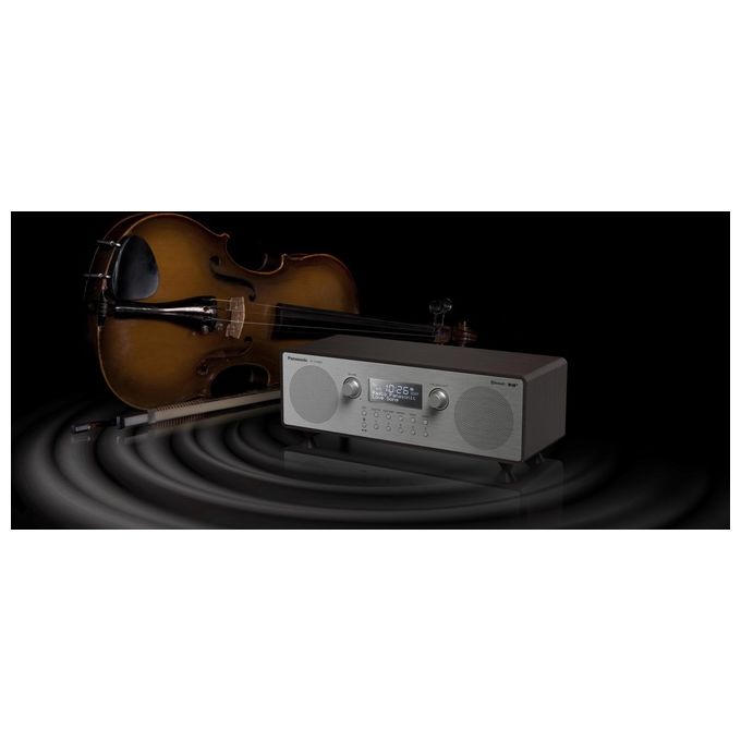 Panasonic Digital-Radio DAB+ BT Aux-In Marrone