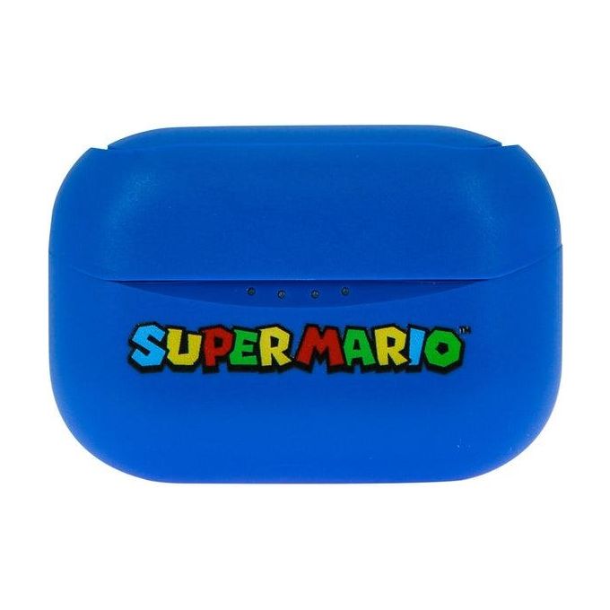 OTL Technologies SM0858 Super Mario Auricolari TWS In-ear Bluetooth 5.0 Microfono Integrato 25h Autonomia colore Blu