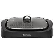 Girmi BQ90 Griglia Barbecue 2200W 40x30cm con Coperchio Vetro e Funzione Smokeless