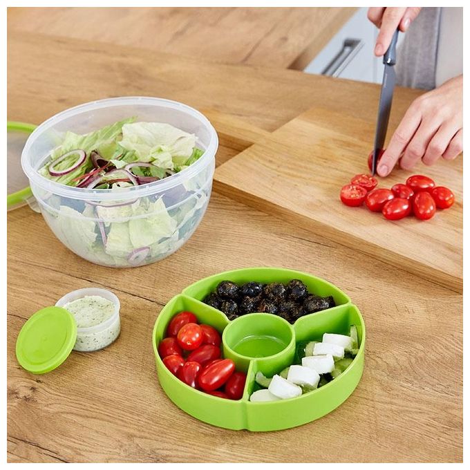 Emsa ClipeGo Contenitore Porta Insalata 2.6 Litri