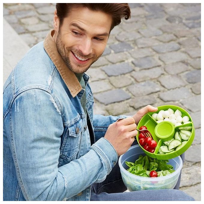 Emsa ClipeGo Contenitore Porta Insalata 2.6 Litri