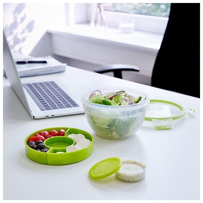 Emsa ClipeGo Contenitore Porta Insalata 2.6 Litri