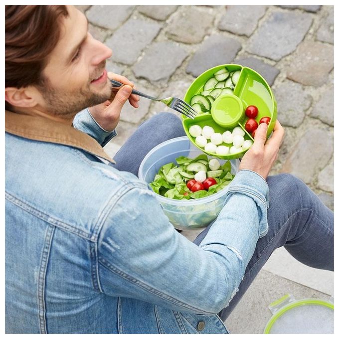 Emsa ClipeGo Contenitore Porta Insalata 2.6 Litri