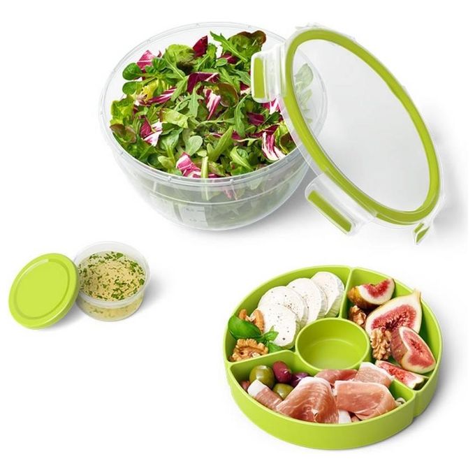 Emsa ClipeGo Contenitore Porta Insalata 2.6 Litri