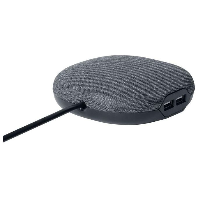 Brennenstuhl Presa USB con Superficie Tessile