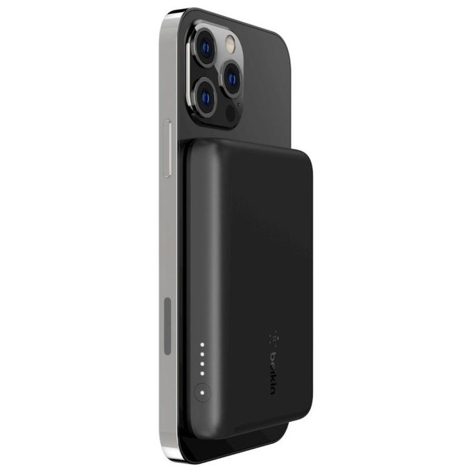 Belkin BPD002BTBK BoostCharge Powerbank Wireless Magnetica MagSafe 2500 mAh 5 W colore Nero