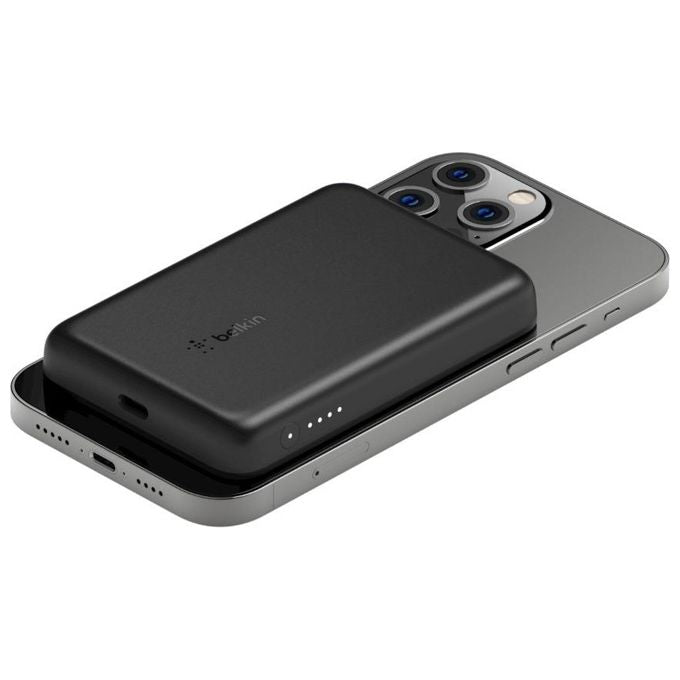 Belkin BPD002BTBK BoostCharge Powerbank Wireless Magnetica MagSafe 2500 mAh 5 W colore Nero