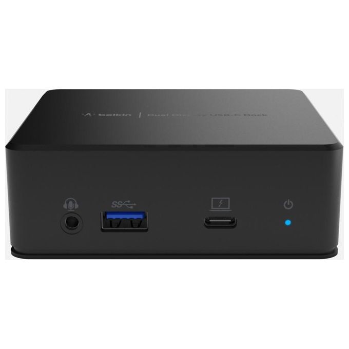 Belkin INC002VFBK USB-C Dual Display Docking Station 2 HDMI 3 USB-A 1 USB-C Ethernet Gigabit 85 W Alimentazione 135 W Nero