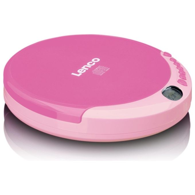 Lenco CD-011 Lettore Cd Portatile Rosa