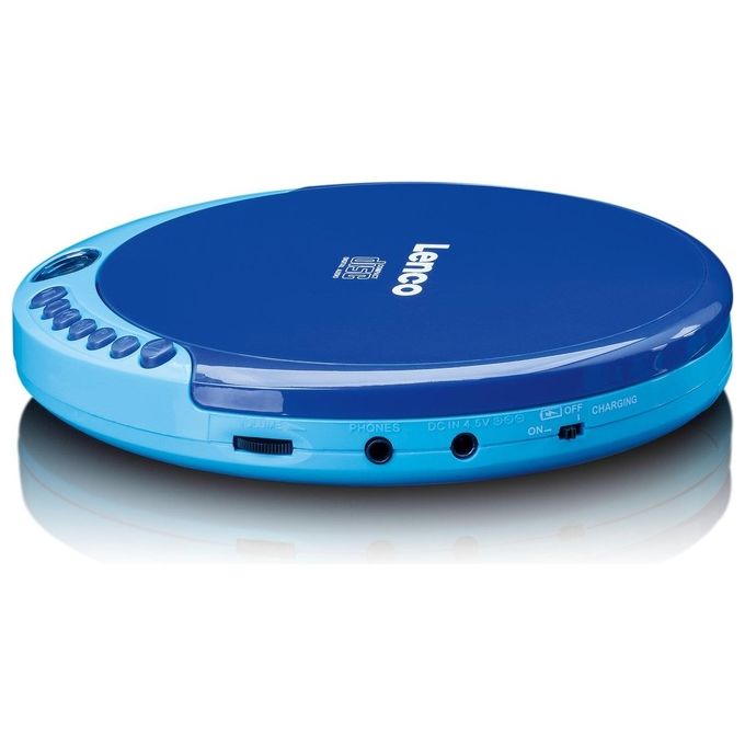 Lenco CD-011 Lettore Cd Portatile Blu