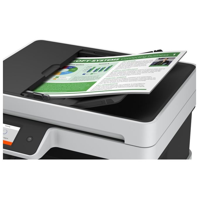 Epson ET-5150 EcoTank Stampante Multifunzione Inkjet A4 3 in 1 Wi-Fi LAN Fronte Retro ADF 35fg 250fg 4800x1200 DPI colore Nero Bianco
