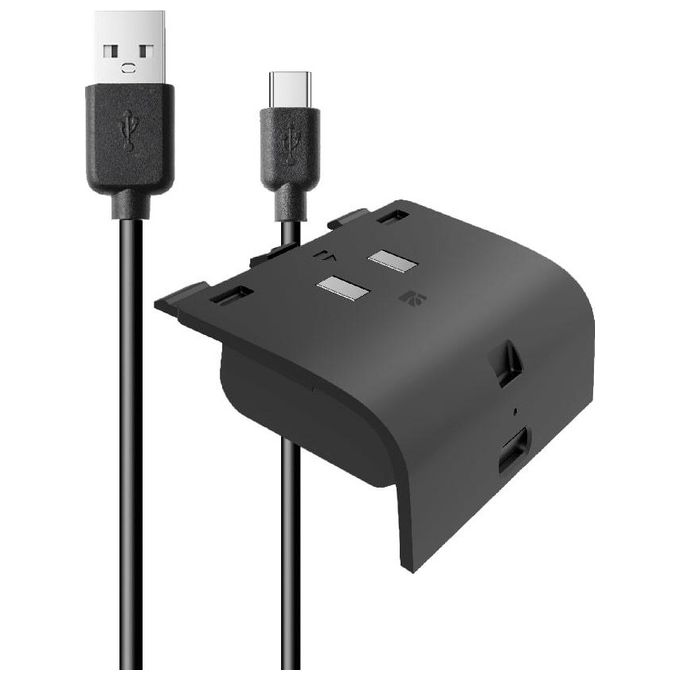 Xtreme Videogames Batteria e Cavo Usb Type C Compatibile Joypad X Box Series