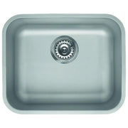 Elleci Space 500 R50 LIC500SACPUN - Lavello sottotop 1 vasca, Acciaio inox satinato, 54x44 cm, sottotop, Inox satinato