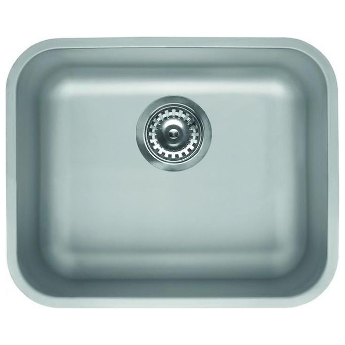Elleci Space 500 R50 LIC500SACPUN - Lavello sottotop 1 vasca, Acciaio inox satinato, 54x44 cm, sottotop, Inox satinato