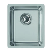 Elleci Space 340 R15 LIC340SACPUN15 - Lavello sottotop 1 vasca, Acciaio inox satinato, 40x50 cm, sottotop, Inox satinato