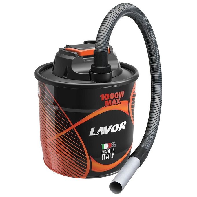 Lavor Wash Aspiracenere 1000W 18 Litri 15bar 30 Litri senza Filtro Cartuccia