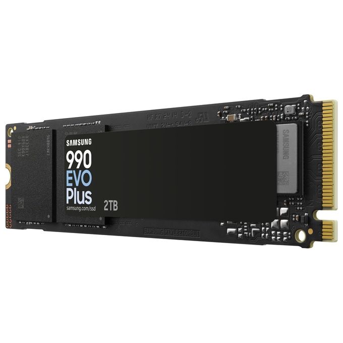 Samsung MZ-V9S2T0BW 990 EVO Plus SSD Interno M.2 2TB PCIe 4.0 NVMe 2.0 V-NAND TLC 7250 MB-s