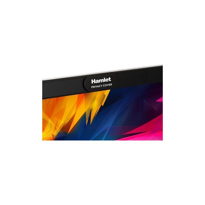 Hamlet Copri Webcam Privacy 4 Pezzi Nero