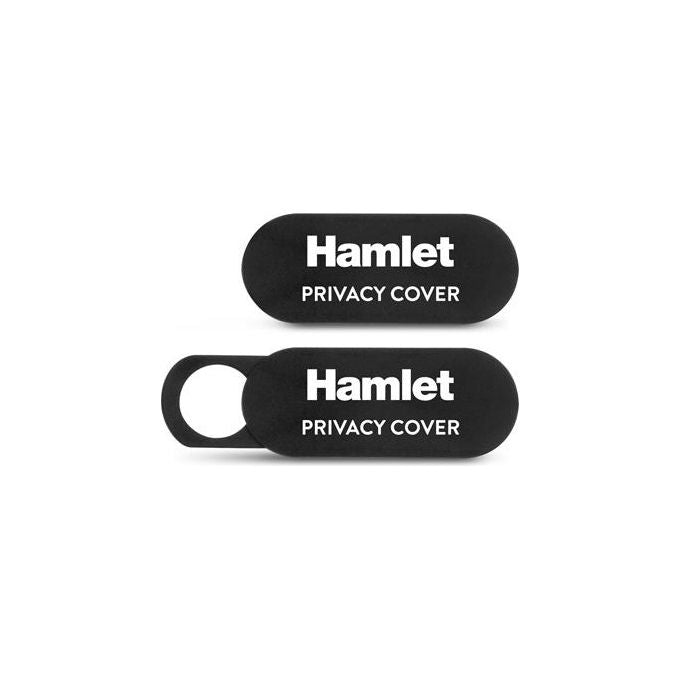 Hamlet Copri Webcam Privacy 4 Pezzi Nero