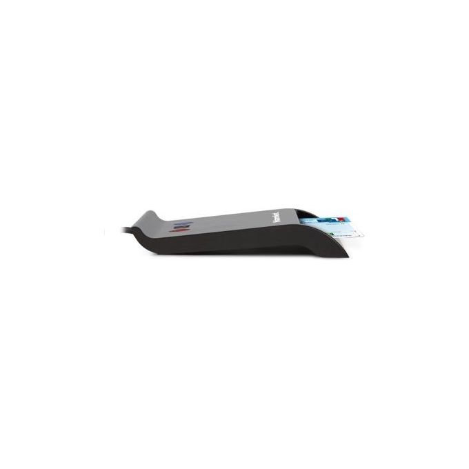 Hamlet HUSCR-NFC Lettore Smart Card USB Contactless NFC CIE 3.0 CRS CNS Firma Digitale Plug and Play colore Nero