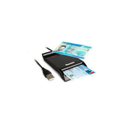 Hamlet HUSCR-NFC Lettore Smart Card USB Contactless NFC CIE 3.0 CRS CNS Firma Digitale Plug and Play colore Nero