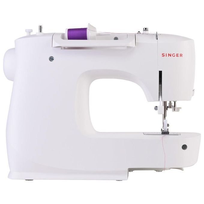 Singer M3505 Macchina da Cucire Semiautomatica Elettromeccanica 32 Punti Asola Automatica Braccio Libero colore Bianco