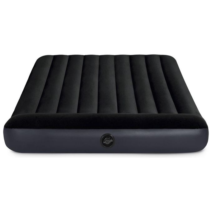 Intex DURABEAM PILLOW REST CLASSIC QUEEN Materasso Gonfiabile Matrimoniale Fiber-Tech 152x203x25 cm 272 Kg colore Blu scuro