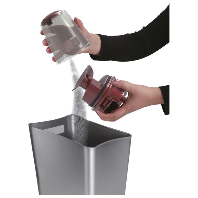 Hoover MBC500UV Aspirapolvere con Filo senza Sacco Capacita' 0,3 Litri Sistema Ciclonico Rosso-Bianco