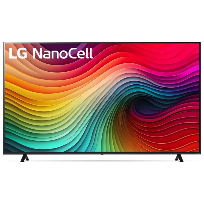 LG 75NANO82T6B NanoCell Smart TV 75'' 4K Ultra HD WebOS 24 3 HDMI Wi-Fi Processore α5 Gen7 colore Marrone