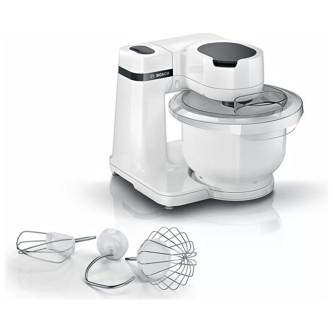 Bosch MUMS2AW00 Serie 2 Robot da Cucina 700W 3.8L 4 Velocita' Movimento Planetario 3D colore Bianco