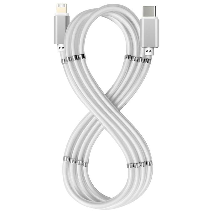 Celly Cavo Lightning da 1mt Bianco