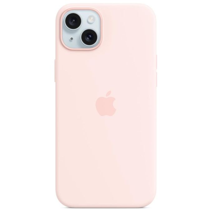 Apple MT143ZM-A Custodia MagSafe in Silicone per iPhone 15 Plus colore Rosa Confetto